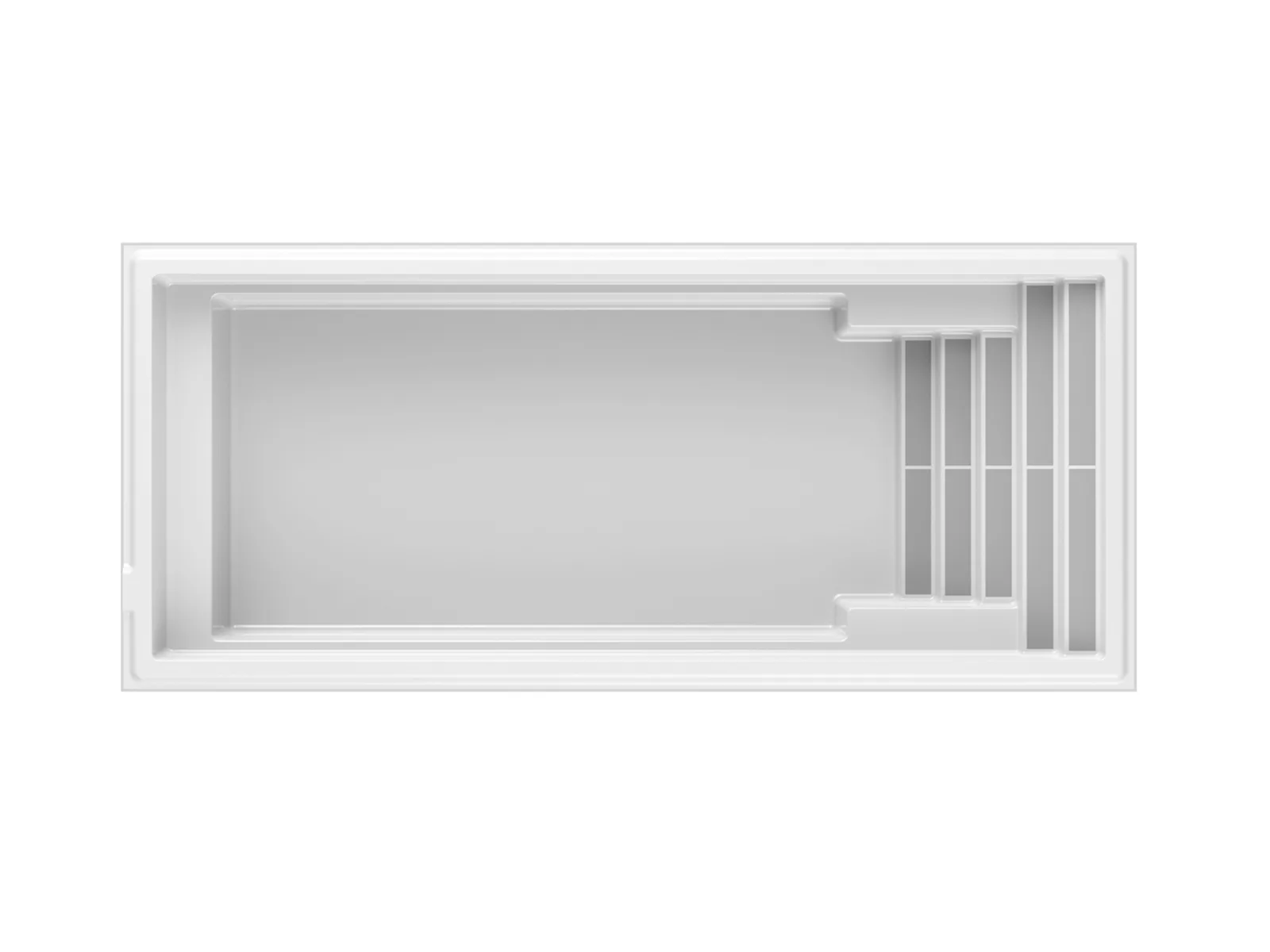 Vue par en haut - 11' × 25'